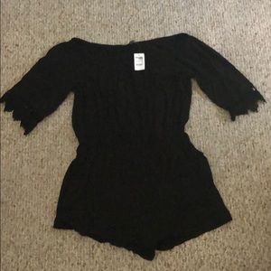 Off the shoulder romper